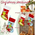 Corashan Grinch Christmas Decoration, Fashion Christmas Stockings Gift