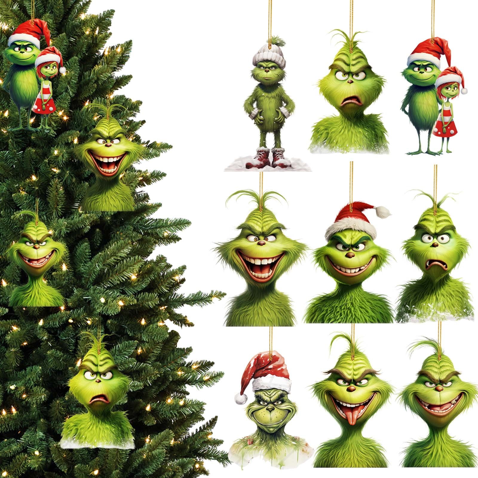 GRINCH XMAS CHRISTMAS sale HOLIDAY CERAMIC HOME DECOR KITCHEN CANISTER NEW