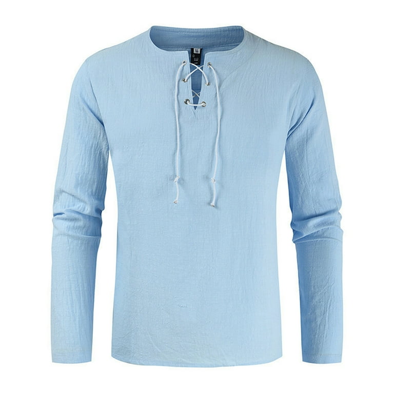 Spring Long Sleeve T Shirt Men Solid Color Fashion Cotton O-neck