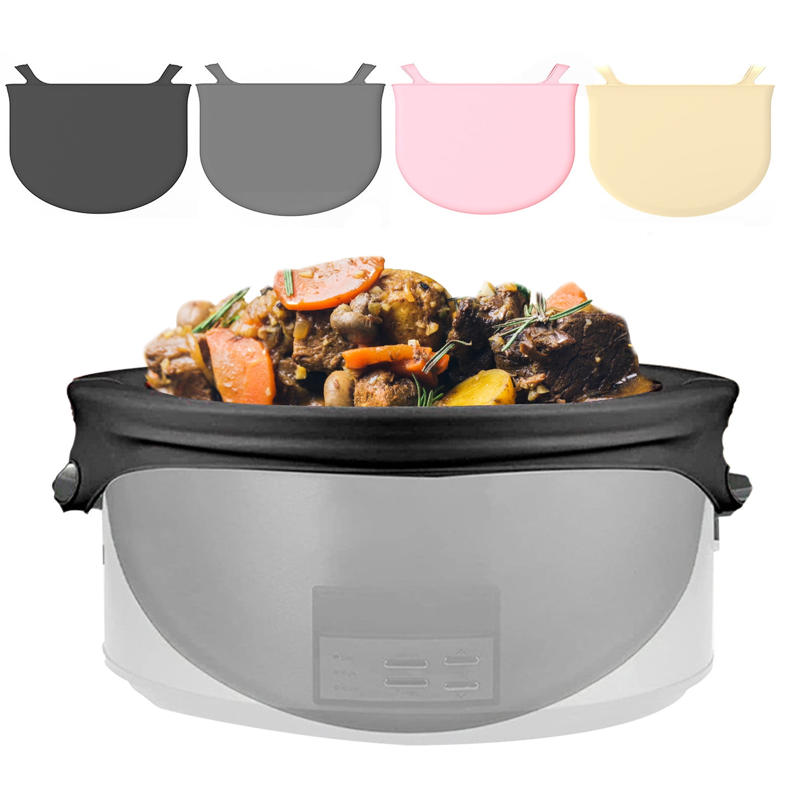 Corashan Silicone Slow Cooker Divider Liners, Reusable, EcoFriendly