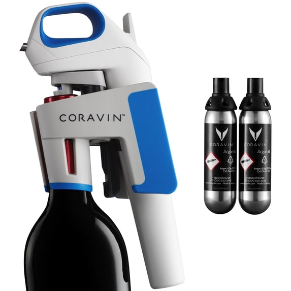 Coravin Model One Advanced - Wine Bottle Opener and Preservation System, Includes 2 Argon Capsules