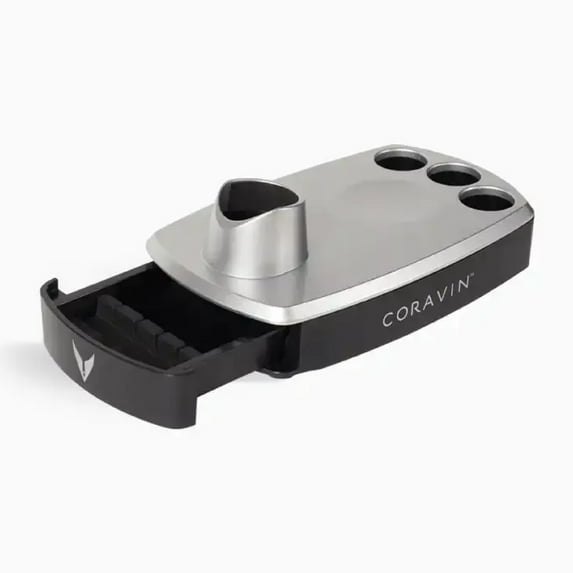Coravin Pedestal Base - Preserve Wine for Years - Stand for Coravin Wine Preservation System - Display Pure Capsules, Needles & Aerator