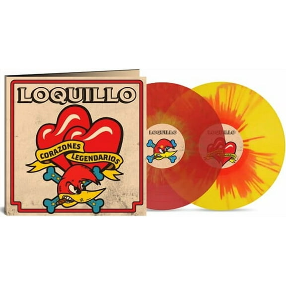 Loquillo - Corazones Legendarios - Red & Yellow Splatter Vinyl - Music & Performance