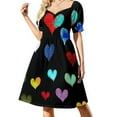 thumbnail image 1 of Corazones hearts Sleeveless Dress women long dresses Dress for girls Evening dresses Clothing, 1 of 7