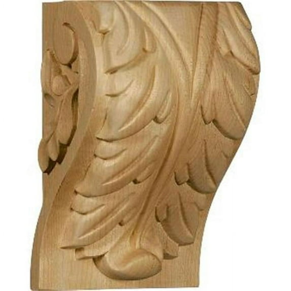 Corbel - Cherry - Extra Large Acanthus Leaf Block