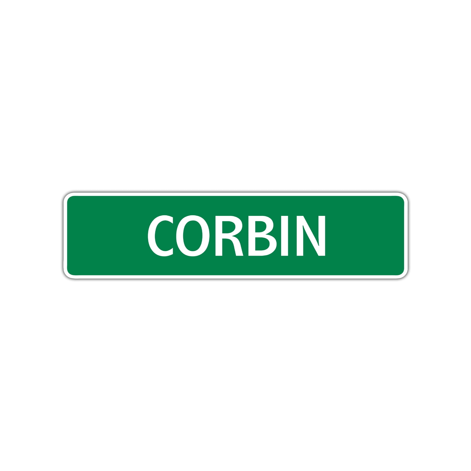 Corbin Boys Letter Printed Label Children Name Indoor Outdoor Wall ...