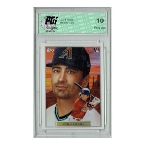 Corbin Carroll 2023 Topps Game Within the Game #4 Rookie Card PGI 10