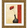 thumbnail image 1 of Corbin, Delphine 15x18 Gold Ornate Wood Framed with Double Matting Museum Art Print Titled - Rouge II, 1 of 4