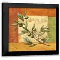 thumbnail image 1 of Corbin, Delphine 20x20 Black Modern Framed Museum Art Print Titled - Olives du Midi I, 1 of 5