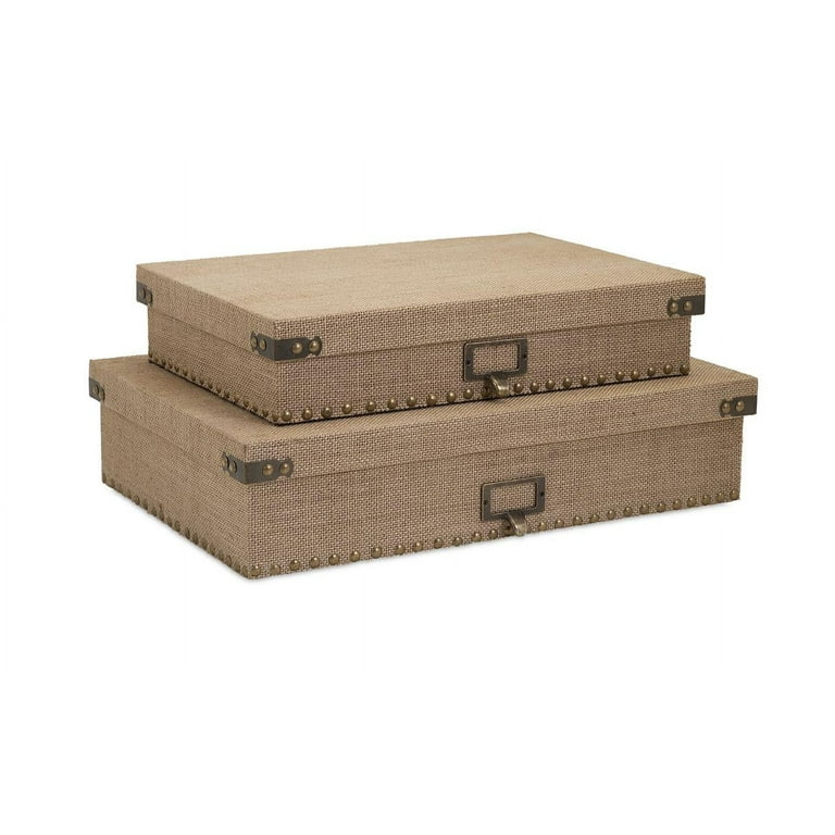 Corbin Document Boxes - Set of 2