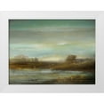 thumbnail image 1 of Corbin, Kelly 14x12 White Modern Wood Framed Museum Art Print Titled - Mist on the Pond, 1 of 4