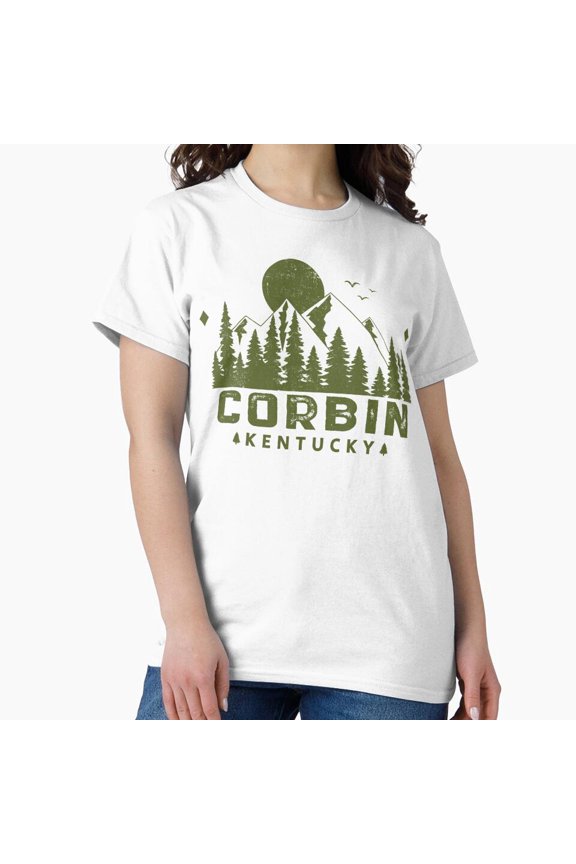 Corbin Kentucky Mountain Souvenir Retro T-Shirt