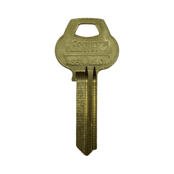 Corbin Russwin 60-6PIN-10 Single Section Standard Bow Key Blanks, Nickel Plated