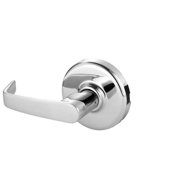 Corbin Russwin CL3350NZD625 Zinc Newport Lever & D Rose Half Dummy Grade 1 Extra Heavy Duty Cylindrical Lever Lock, Bright Chrome