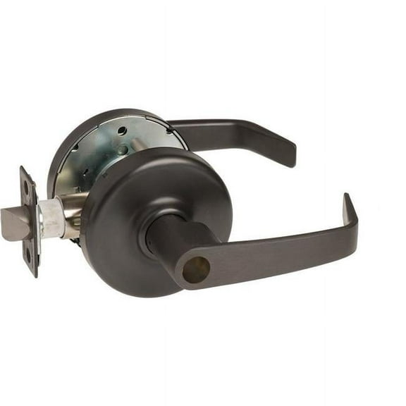 Corbin Russwin CL3851NZD613 Zinc Newport Lever & D Rose Single Cylinder Entry Grade 2 Standard Duty Lever Lock L4 Keyway, Oil Rubbed Bronze