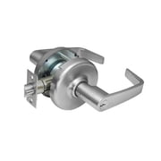 Corbin Russwin CL3851NZD626 Zinc Newport Lever & D Rose Single Cylinder Entry Grade 2 Standard Duty Lever Lock L4 Keyway, Satin Chrome