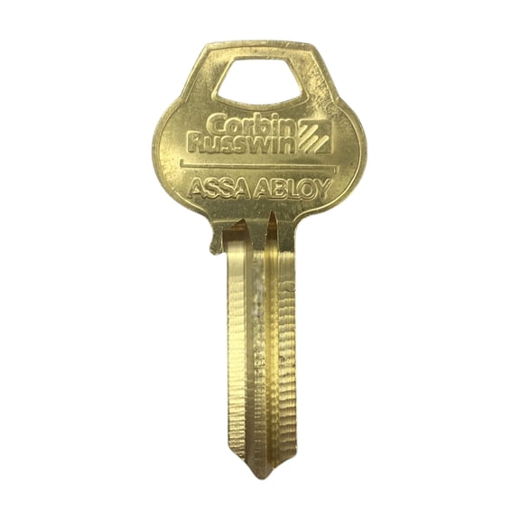 Corbin Russwin D1-5PIN-10 Single Section Standard Bow Key Blanks, Nickel Plated