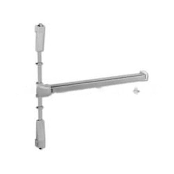 Corbin Russwin ED8400689LHRW036M54 3 ft. Left Hand Reverse Pushpad Surface Vertical Rod Exit Device with Sex Nuts & Bolts - Aluminum