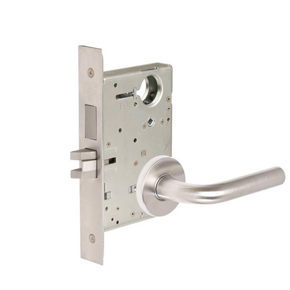 Corbin Russwin ML2024-RWA-626-LC ML2024 Mortise Entrance with RW-Regis Lever Lockset - A Rose - Less Cylinder - 626 Satin Chrome