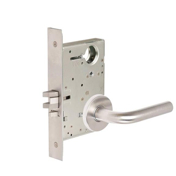 Corbin Russwin ML2053-RWA-626-LC ML2053 Mortise Entrance with RW-Regis Lever Lockset - A Rose - Less Cylinder - 626 Satin Chrome