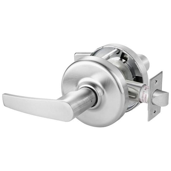 Corbin Russwin Zinc Armstrong Lever & D Rose Passage Grade 2 Standard Duty Lever Lock, Satin Chrome