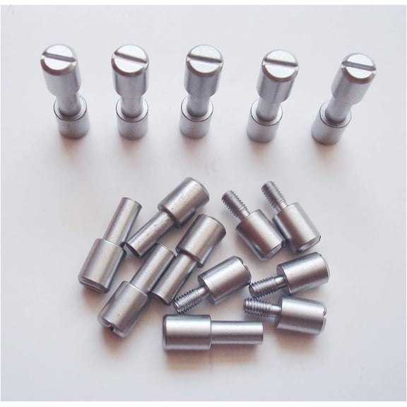 Corby Bolts Fasteners,10 Sets/lot,EDC Knives Maker Screws,Tactics Lock Rivet,DIY Knife Handle Fastener Revits (Stainless Steel)