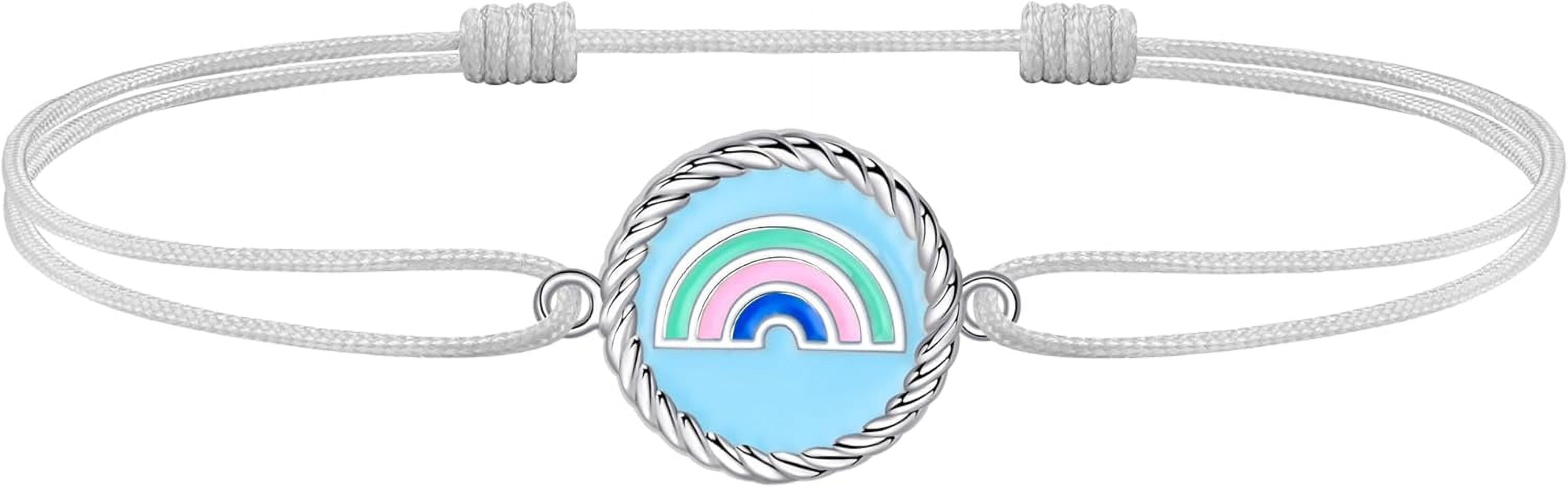 Cord Anklet For Women 925 Sterling Silver Waterproof Luck String Adjustable Original Jewelry For Summer Beach[o7526]