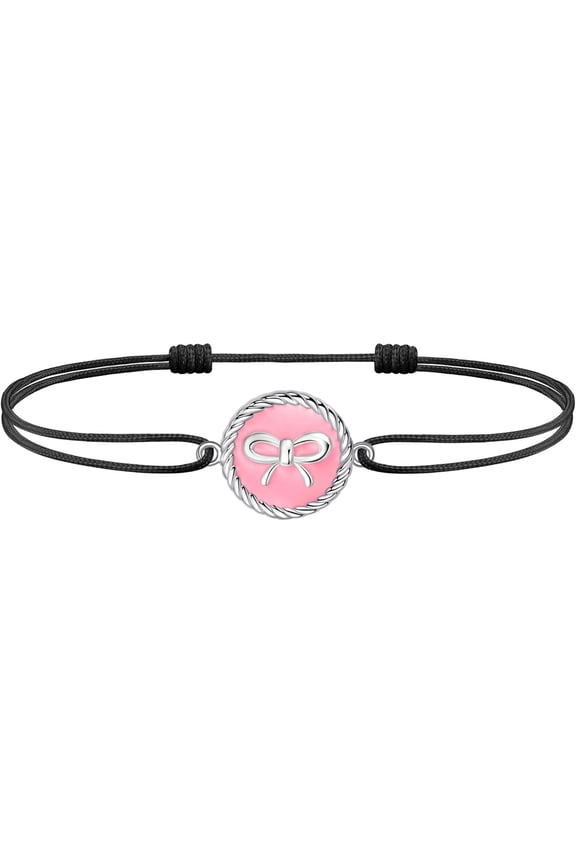 Cord Anklet For Women 925 Sterling Silver Waterproof Luck String Adjustable Original Jewelry For Summer Beach[o7531]