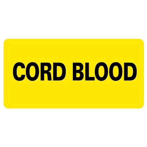 Cord Blood Medical Labels