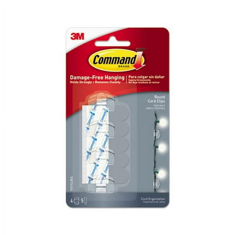 Cord Clip, Round, with Adhesive, 0.75 Cord Clip, Round, with Adhesive, 0.75
