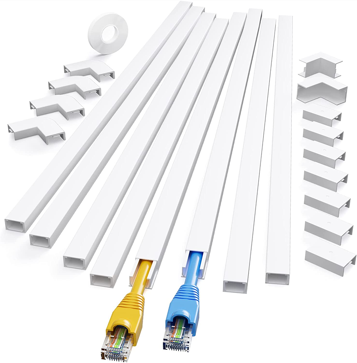 Cord Hider Adhesive Wall Cable Concealer Flexible Cable Hider Cover