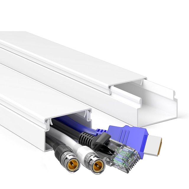 Cord Hider, Delamu Cord Cover, Large Cable Hider, Wire Covers for Cords