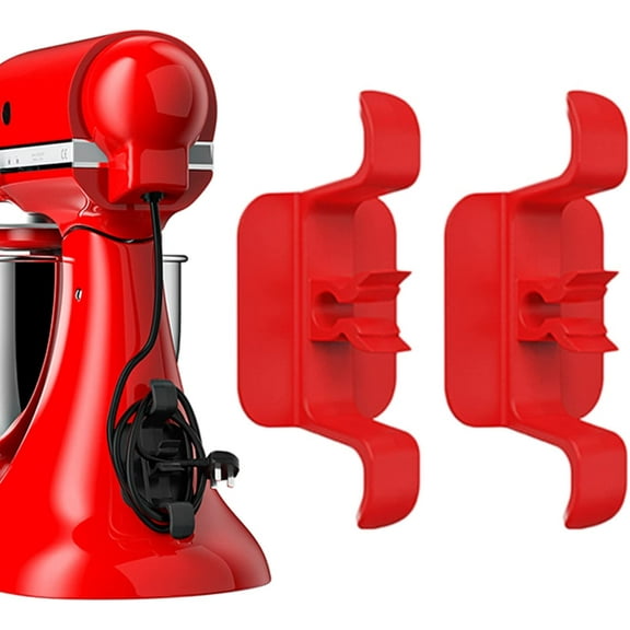 Cord Holder for Kitchen Appliances, 2Pcs Cord Holder Cords Wrap with Plug Holder, Shark Cord Organizer for Small Home Appliances, Kitchen Blenders, Coffee Makers, Air Fryers (2Pcs, Red)