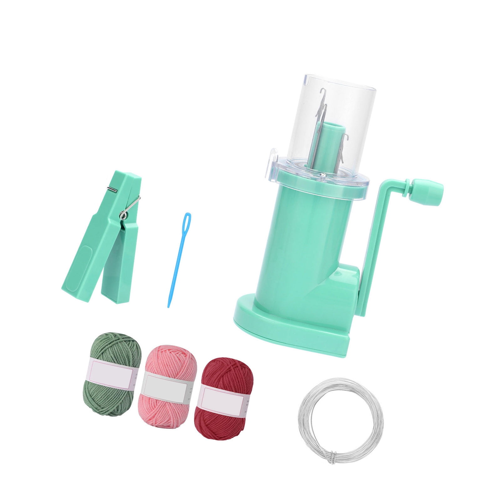 Cord Knitter Bracelets Weaving Tool With Yarn Needle Cord Manual Knitting Mill Machine for Bracelets Braiding Weaving