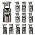 thumbnail image 1 of Uxcell Cord Lock Plastic Spring Toggle Stopper Single Hole Elastic Cord Adjuster Fastener Slider, Black, Pack of 12, 1 of 6
