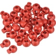 thumbnail image 1 of Cord Locks, 100 Pack Ball Spring Toggle Stopper for Drawstring Bag Shoelaces, Red, 1 of 5