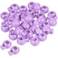 thumbnail image 1 of Cord Locks, 30 Pack Ball Spring Toggle Stopper for Drawstring Bag Shoelaces, Light Purple, 1 of 5