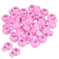 thumbnail image 1 of Cord Locks, Ball Spring Toggle Stopper for Drawstring Bag Shoelaces, Pink 30 Pack, 1 of 5