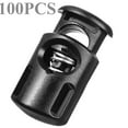 thumbnail image 1 of Cord Locks for Drawstrings,Shoe Lace Tie Locks,Draw String Clip,100Pcs Upgraded Plastic Cord Lock,Cord Locks - Draw String Clip with Spring Toggle Stoppers Buttons for Drawstrings,Shoelaces,Paracord, 1 of 4