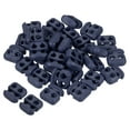 thumbnail image 1 of Cord Locks, Oval Spring Toggle Stopper for Drawstring Bag Shoelaces, Navy Blue 100 Pack, 1 of 5