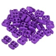 thumbnail image 1 of Cord Locks, Oval Spring Toggle Stopper for Drawstring Bag Shoelaces, Purple 30 Pack, 1 of 5