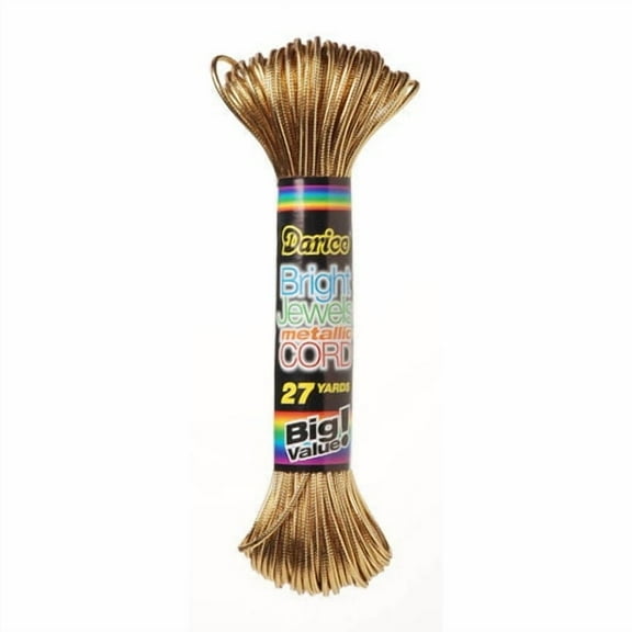 Cord Metallic Gold 27Yd