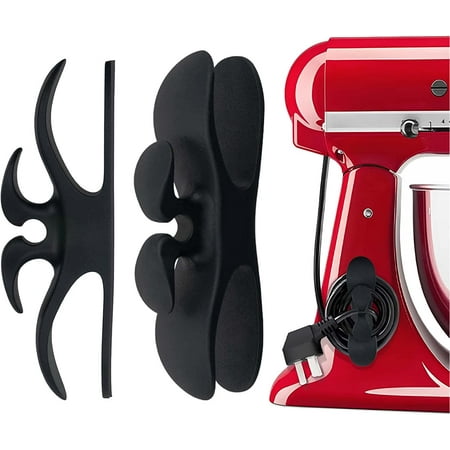 Cord Organizer for Appliances, 2 Pcs Upgrade Design Cord Wrappers for Kitchen Appliances with Super Sticky Adhesive, Cord Organizer Stick On Mixer, Air Fryer, Pressure Cooker, Coffee Maker