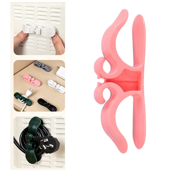 Cord Organizer for Appliances,Kitchen Appliance Cord Organizer Stick on,Appliance Cord Wrappers,Cord Holder,Cord Winder for Pressure Cooker,Air Fryer,Blender,Coffee Maker,1.2x3.75 inch (Pink)