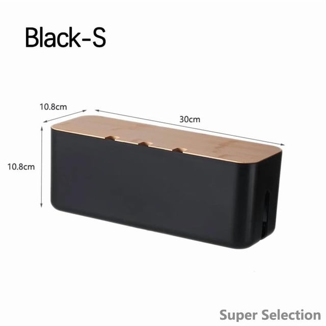 Cord Organizer Box To Hide Power Strips & Cords For Desk,Cable ...
