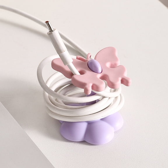 Cord Organizer & Cable Clips,Charging Cable Support,Adjustable Desk Cable Management, Wire Holder for Home, Office, Phone, Car, Wall, and Nightstand