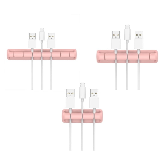 Cord Organizer Clips Cable USB Desktop Tidy Winder Management for Desktop Cord Mouse Cable Wire PC Office,etc