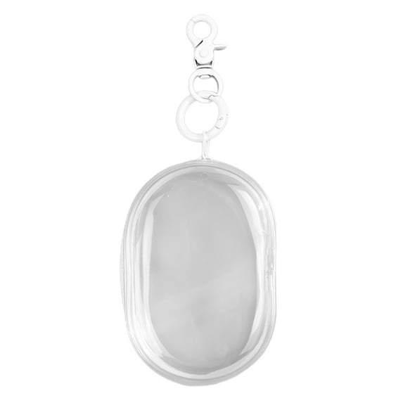 Cord Storage Organizer, Transparent Headset Data Cable Storage Bag with Locking Hook, Zipper Case for Jewelry Gadgets, Waterproof Electronic Travel Storage Bag