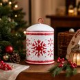 thumbnail image 1 of Cord Xmas Decorative Jar, Christmas Decorations Indoor Outdoor Party Room Home Decor Accents, Villa Tabletop Decor for Mantel, Shelf, Home Room Holiday Decor, 1 of 8