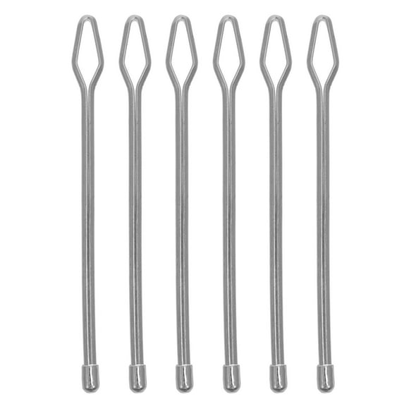 6pcs Silver Stainless Steel Sewing Needle Threader for Easy Handling and Beginner to Professional